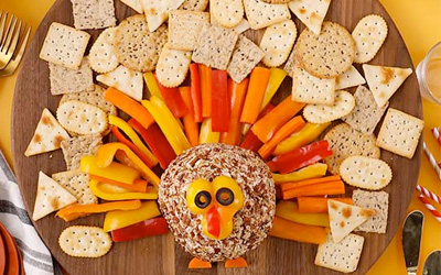 Festive Turkey Cheeseball Recipe