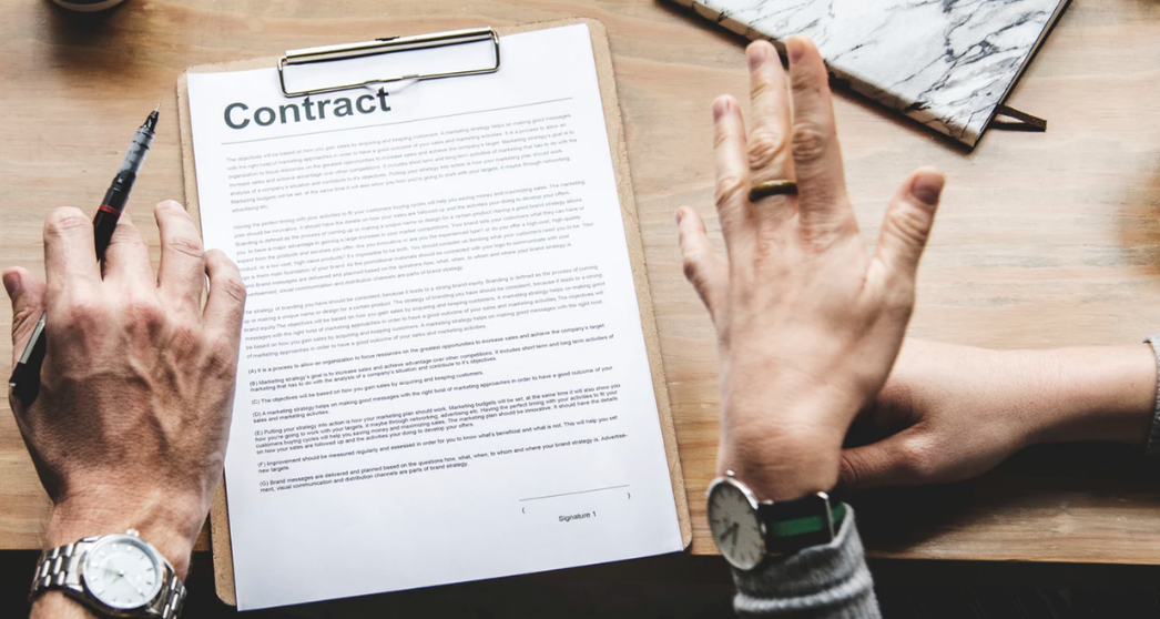 Contract between two persons
